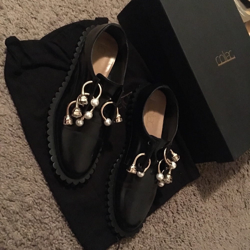 Coliac black leather Shoes